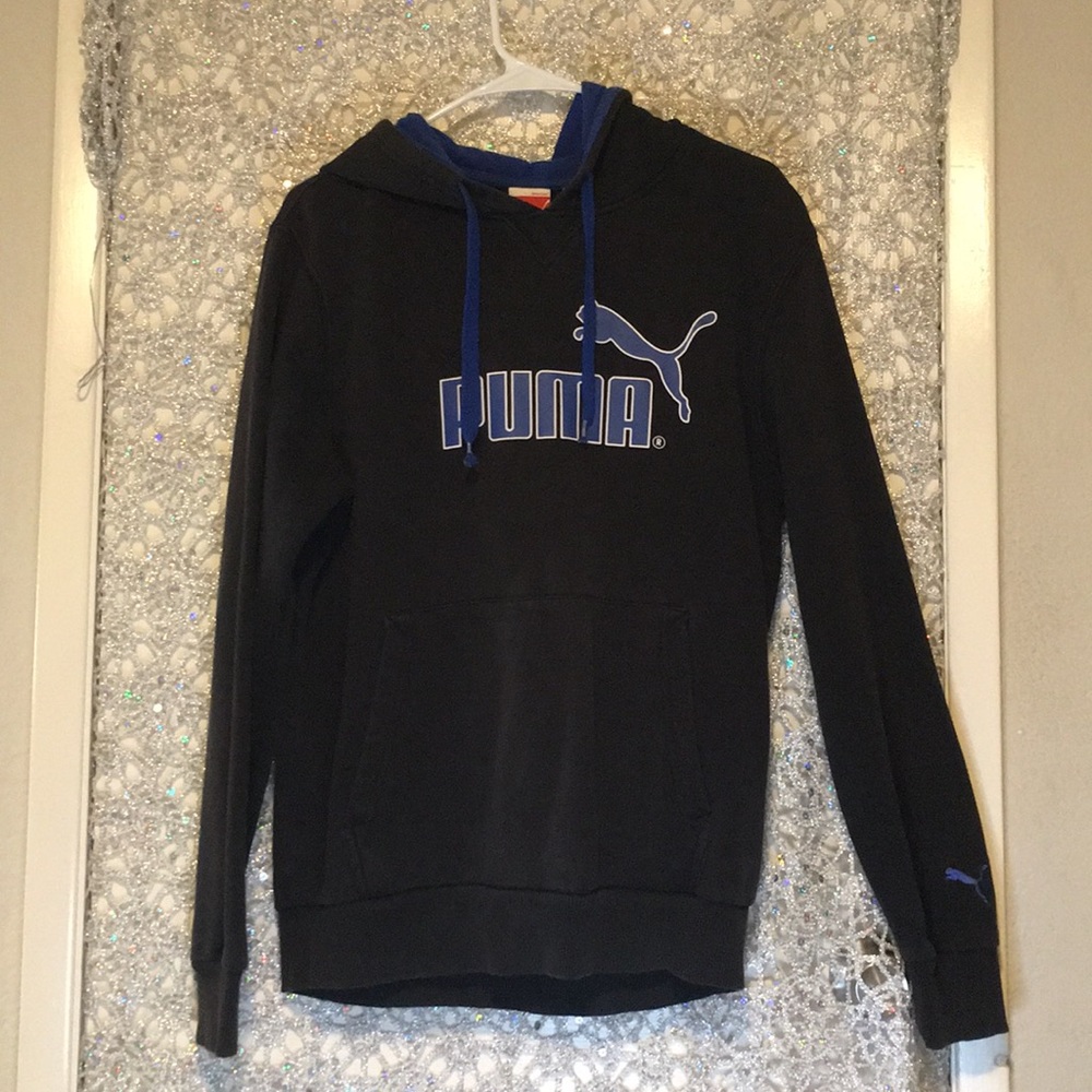 Black and Blue Puma Sweater